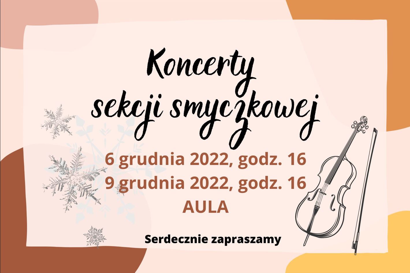 Plakat smyczki