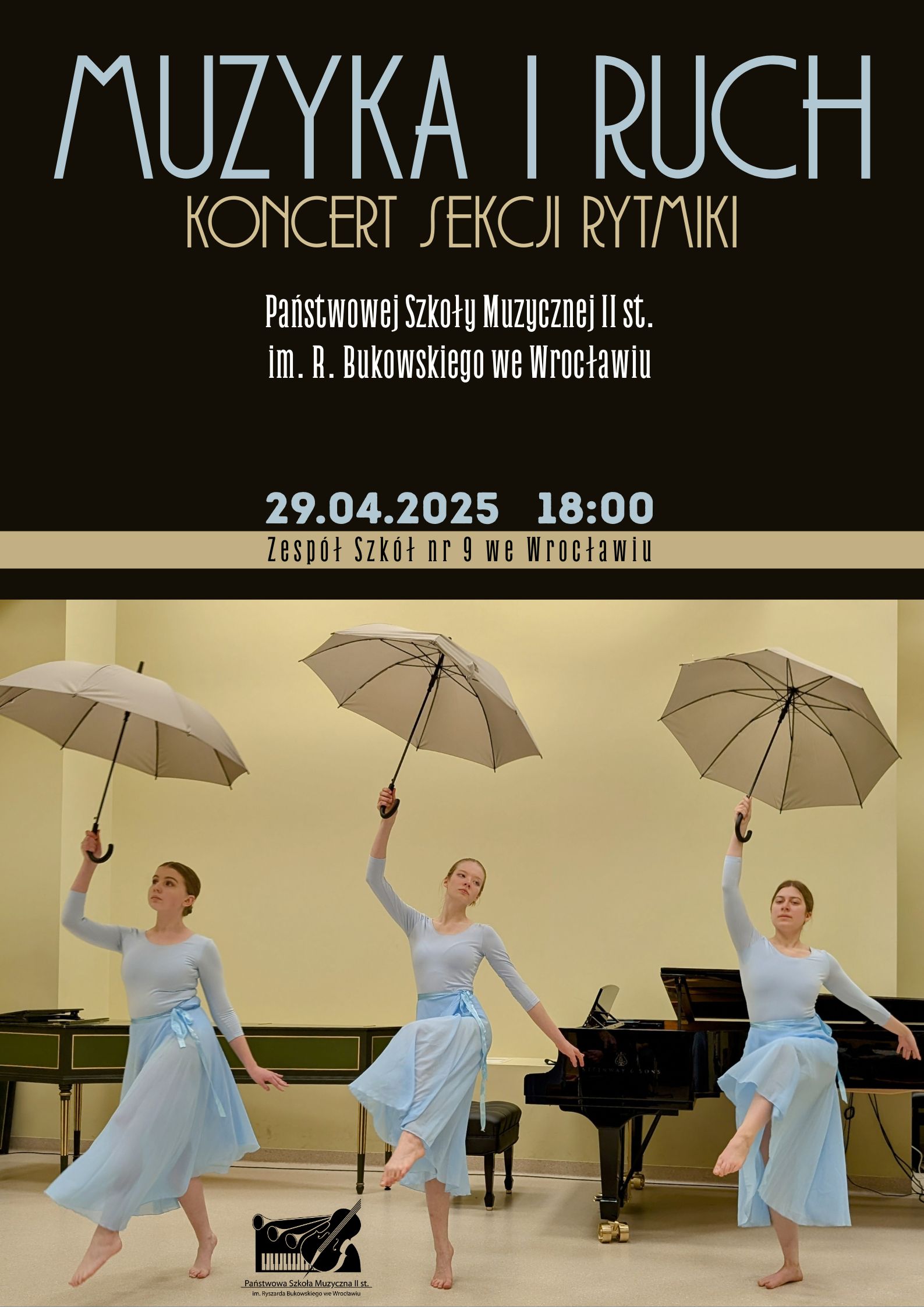 25.04.29 Muzyka i ruch koncert Sekcji Rytmiki PSM Podwale w ZS nr 9