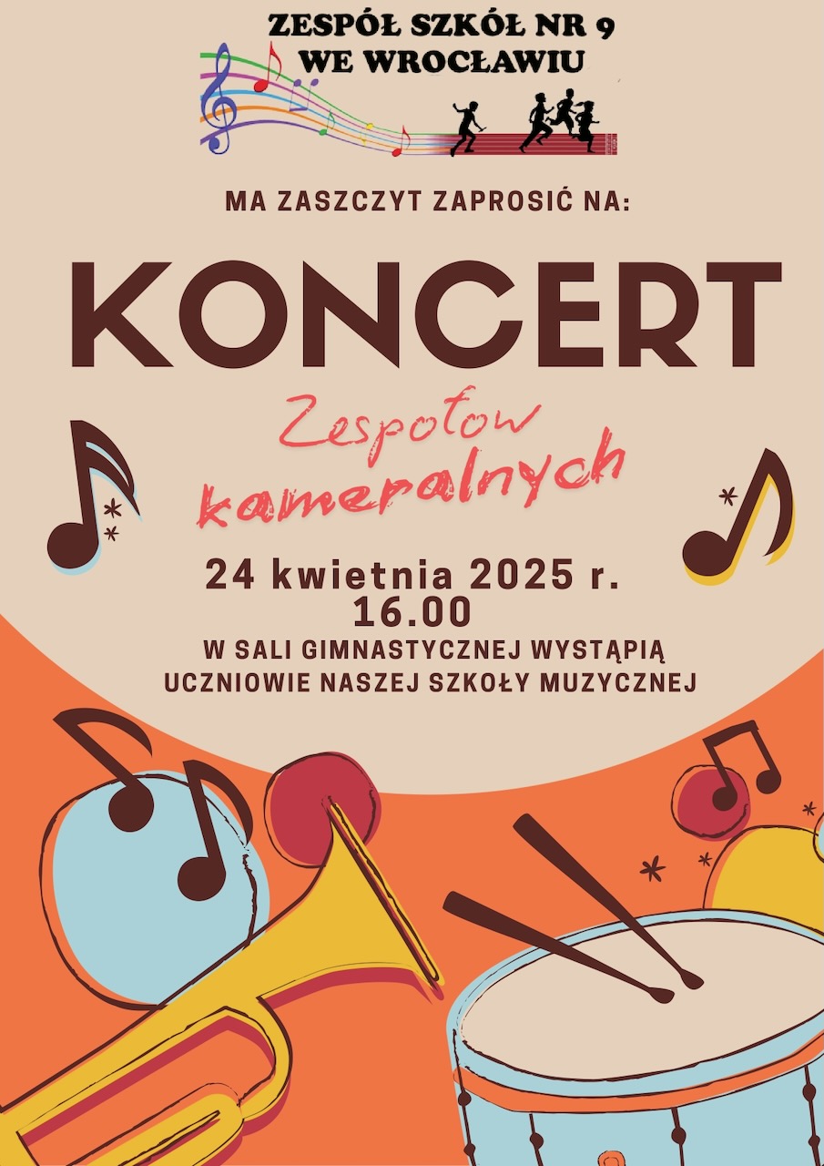 Orange Illustrated Instruments Jazz Poster page 0001