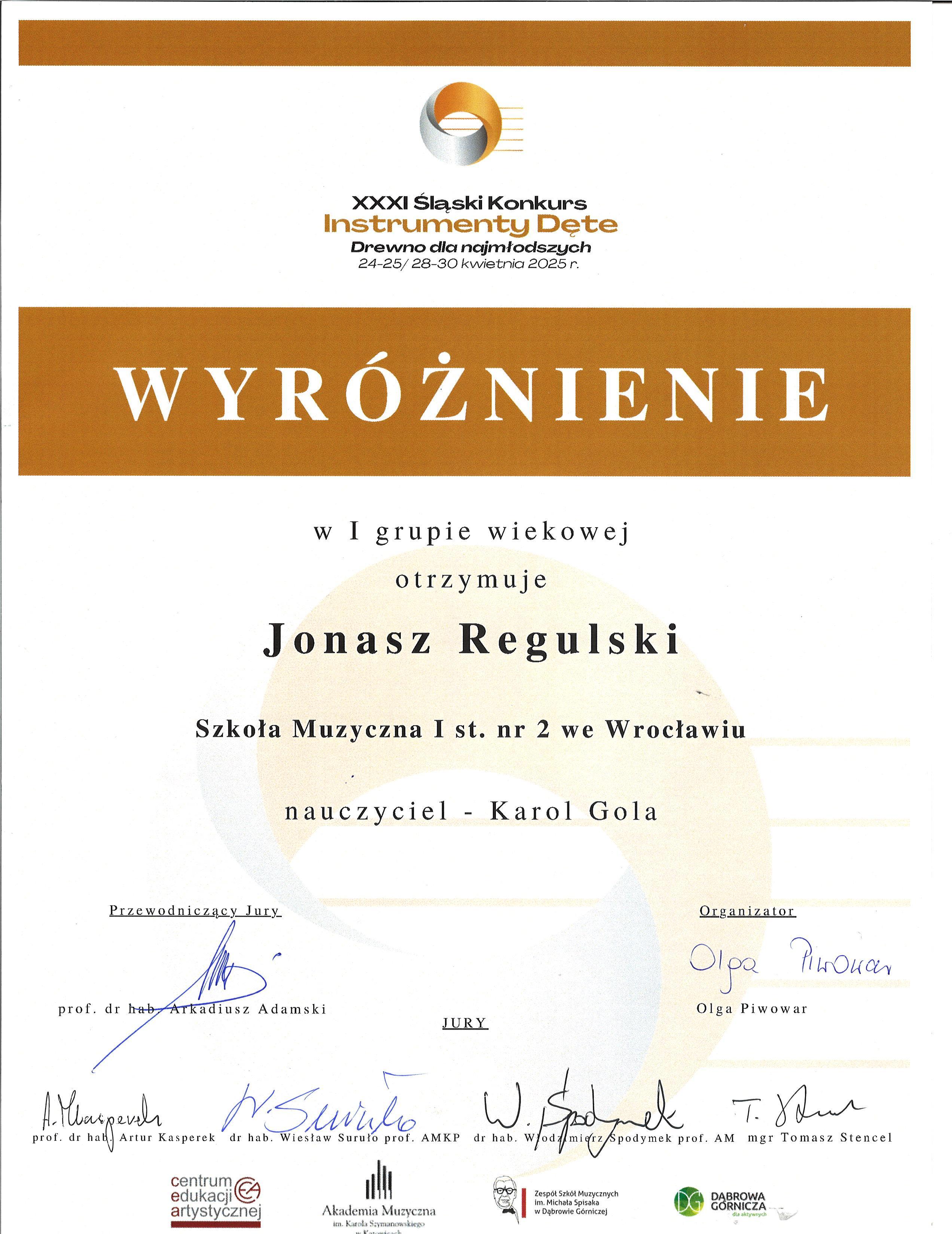 Jonasz Regulski Drewno dla najmłodszych